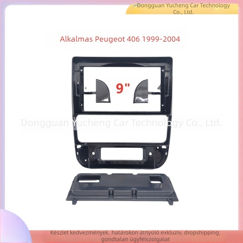 Android központi navigációs keret Peugeot 406-hoz (ABS+PC, 300 g, 1999–2004)