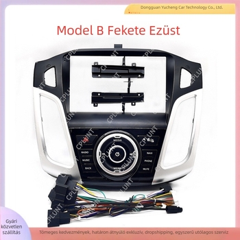 Ford Focus Android navigációs műszerfal keret, ABS+PC, kompatibilis a 2012–2019 modellékkel, tömeg 1 kg