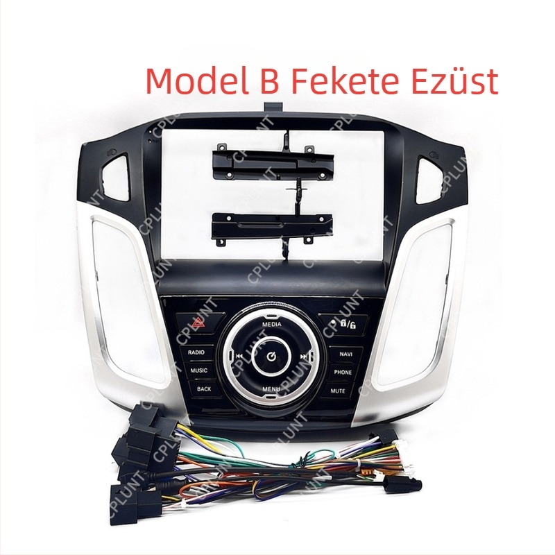Ford Focus Android navigációs műszerfal keret, ABS+PC, kompatibilis a 2012–2019 modellékkel, tömeg 1 kg