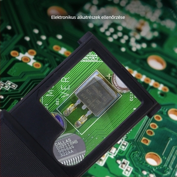 Sun fire kihúzható kézi olvasó nagyító LED világítással, 3x/6x nagyítás, idős korosztálynak, utazáshoz könnyen hordozható, modell 21015