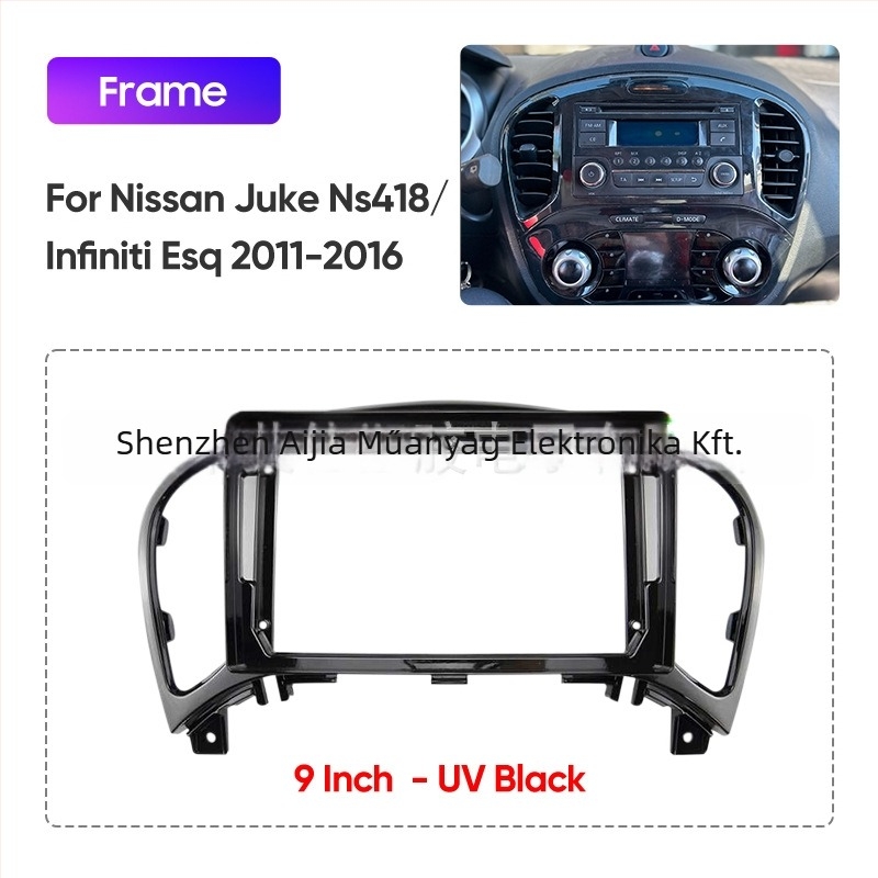 Nissan Juke középső navigációs keret – ABS anyag, ODM/OEM kompatibilis, 1 kg, Shenzhenben gyártva