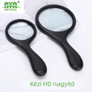 Kézben tartható olvasó nagyító, 20x nagyítás, nagy felbontású, ütésálló, megfelelő idős olvasók számára
