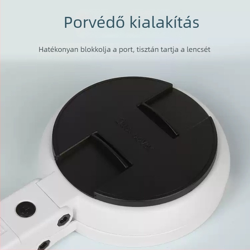 Elektronikai nagyító, 30× nagyítás, asztali és kézi használat, HD 1030X felbontású, alaplapok és chipek javításához