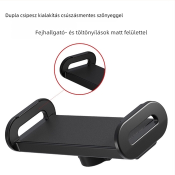 Asztali tartó tabletek és telefonokhoz — állítható és forgó rögzítő, alumínium ötvözet, rezgéscsillapító rendszer, univerzális kompatibilitás