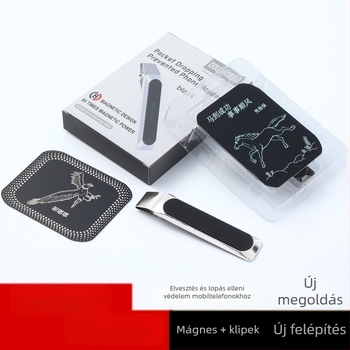 Doubao mágneses telefontartó — mágneses zár szerkezettel, rozsdamentes acél, testreszabható, kreatív dizájn