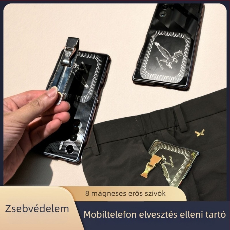 Doubao mágneses telefontartó — mágneses zár szerkezettel, rozsdamentes acél, testreszabható, kreatív dizájn