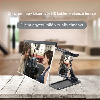 Telefonképernyő-hangulató erősítő és nagyító, HD kékfény-mentes, ABS tartó, univerzális, testreszabható