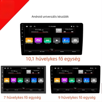 Android autóba szánt mindent-egyben GPS navigátor MP5, Bluetooth és hátsó kamera