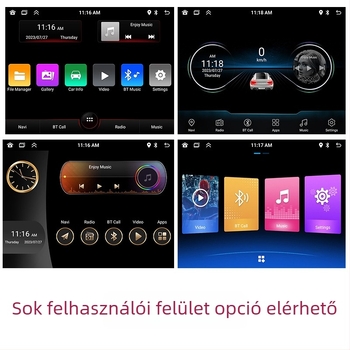 Android autóba szánt mindent-egyben GPS navigátor MP5, Bluetooth és hátsó kamera