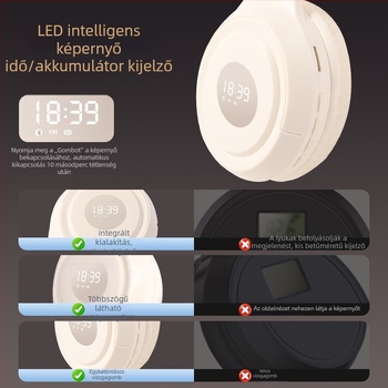 POERDON Bluetooth fejhallgató egyetemi angol nyelvvizsgákhoz (2, 4 és 6) - dedikált hallgatáshoz, hosszú üzemidő, Bluetooth 5.4, sztereó, alacsony késleltetés