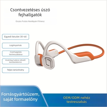 Csontvezetéses Bluetooth sportfülhallgató (Bluetooth 5.4 • IP68 vízálló • Hatótáv 15 m • Akkumulátor működési ideje > 8 óra • Képes egyszerre két eszközhöz kapcsolódni)