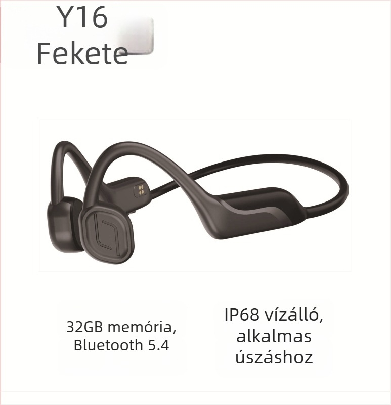 Csontvezetéses Bluetooth sportfülhallgató (Bluetooth 5.4 • IP68 vízálló • Hatótáv 15 m • Akkumulátor működési ideje > 8 óra • Képes egyszerre két eszközhöz kapcsolódni)