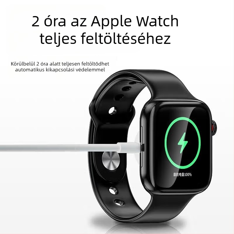 Apple iWatch vezeték nélküli mágneses töltőbázis USB interfésszel, QC2.0, 5W, 1A
