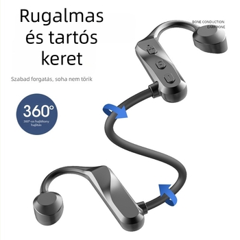 K69 Bluetooth nyakpántos headset – csontvezetési koncepció, binaurális stereo, Bluetooth 5.0, 10 m hatótávolság, üzemidő 4–8 óra