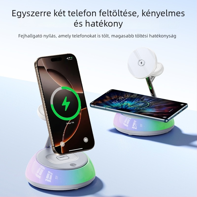 Yesido 3-in-1 vezeték nélküli töltő mágneses töltéssel, 20W PD, Apple Watch-hoz