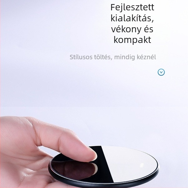 Sang Miao asztali vezeték nélküli töltő 15W mágneses töltéssel, QC2.0, kimenet 9V/1.2A Androidra és iPhone-ra