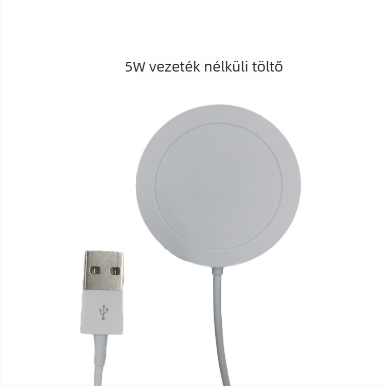5W vezeték nélküli álló töltő QS-YTD105 USB-vel, kijelzővel, testreszabható logó
