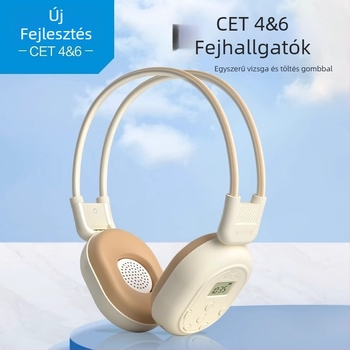 C-200S újratölthető négy szintű hallgatás fejhallgató – összecsukható, fejhez rögzített, vezetékes (3,5 mm/ USB), 20–20000 Hz