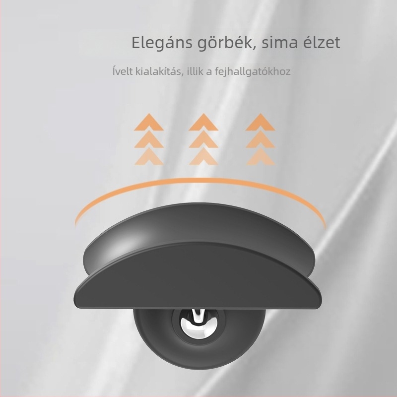 Fejhallgató tartó, D3 műanyag modell, univerzális kompatibilitás, falra szerelhető tároló, 74g, testreszabható