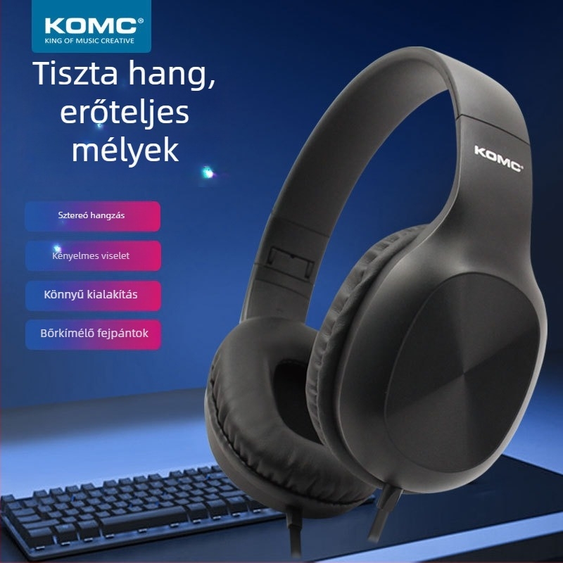 P7 fejhallgató, vezetékes, 3.5 mm csatlakozó, 40 mm meghajtó, 20–20 kHz frekvencia-tartomány