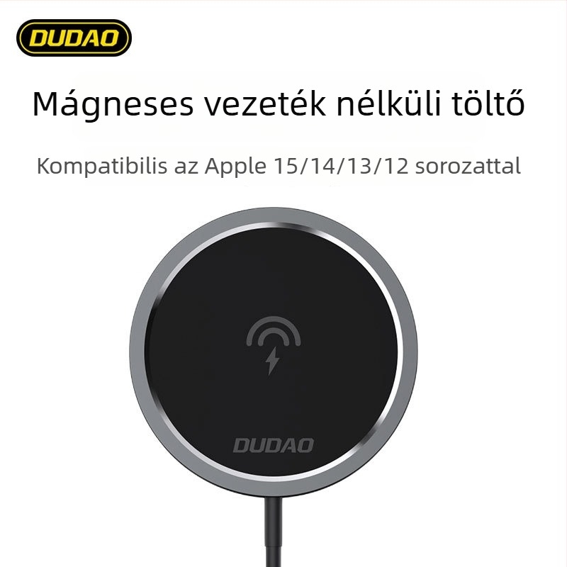 A12XS vezeték nélküli töltő 15W MagSafe-támogatással iPhone 13/17 Pro Maxhoz – PD, 3A