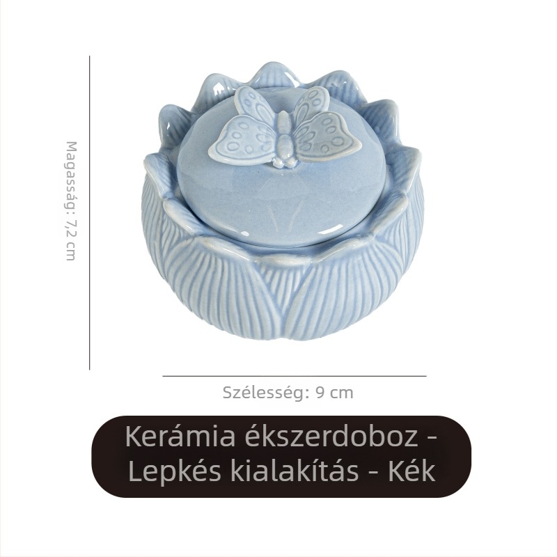 Ékszerdoboz - magas minőségű, elegáns otthoni tároló ékszereknek és sminkes díszítéshez (Anyag: Egyéb; Termékkód: 2025-2-20; Ajándékhoz alkalmas: 1326527568)