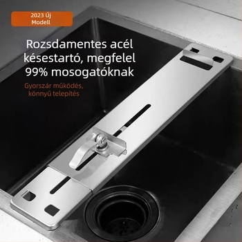 Köszörűkő tartó, alumíniumötvözet, állítható és erőkímélő, modern konyhai tartó (2025-ös bevezetés)