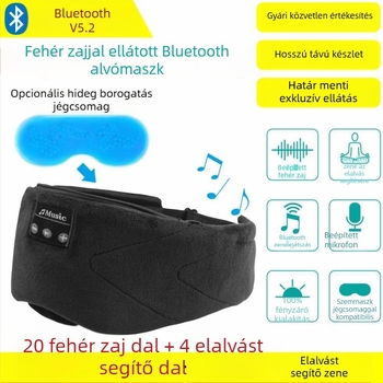 Bluetooth alvó szemmaszk, beépített 24 fehérzajjal és 35 órás lejátszási idő