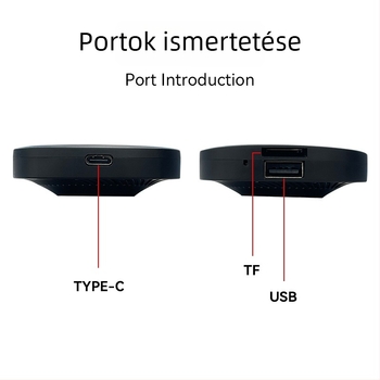 CarPlay vezeték nélküli doboz A11 ventilátorral, 2 GB RAM, 32 GB ROM, USB interfész