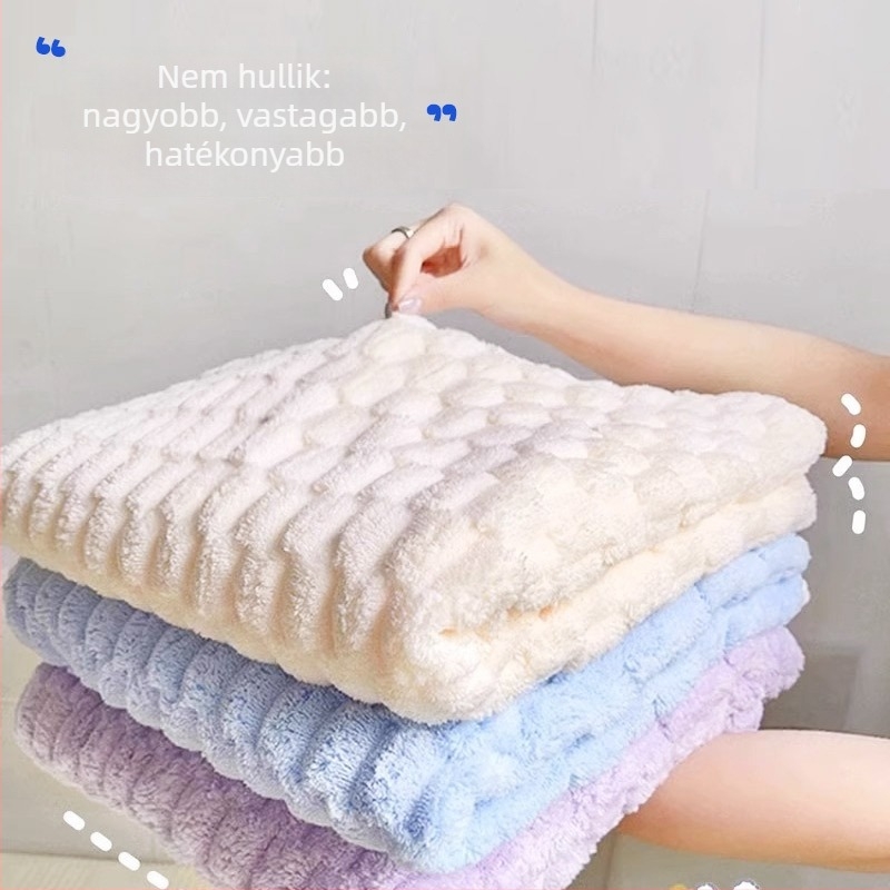 Állatok fürdető törölköző – puha korall fleece, rendkívül nedvszívó, gyors száradás, antibakteriális és dezodoráló, puha és szálmentes, kutyák számára