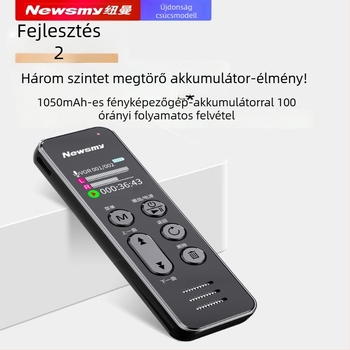 Newman W8 felvevő toll – 1000 perc felvétel, MP3/WAV formátumok, 5–7 m felvételi távolság, USB 2.0, memóriakártya nélkül