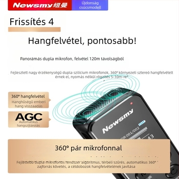 Newman W8 felvevő toll – 1000 perc felvétel, MP3/WAV formátumok, 5–7 m felvételi távolság, USB 2.0, memóriakártya nélkül