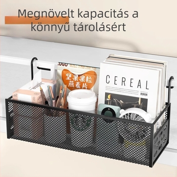 Internátusban lévő ágy melletti függő tároló