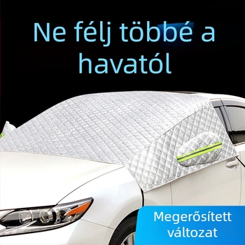 Autóablakokra való hóvédő és napvédő, minimalistikus stílus, logó nyomtatás és testreszabás