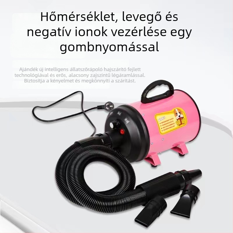 Pet Water Blower DC motorral, spirálfűtődrót, kevesebb mint 1000W, 220V, Túlmelegedés elleni védelem
