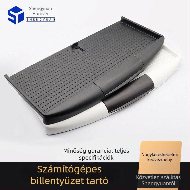 Billentyűzet tálca számítógépes asztalhoz | PVC anyag | állítható | modern minimalista stílus