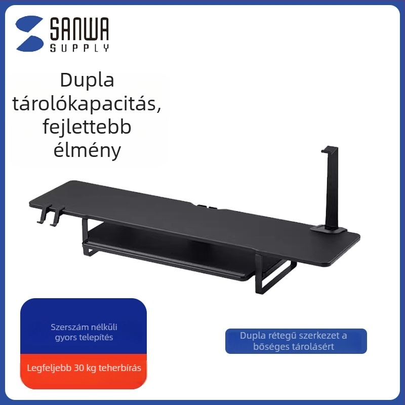 Többfunkciós laptopállvány és asztali tároló — ABS anyag, Modell kb940, Univerzális kompatibilitás, teherbírás 30 kg, Kábelhossz 1,35 m