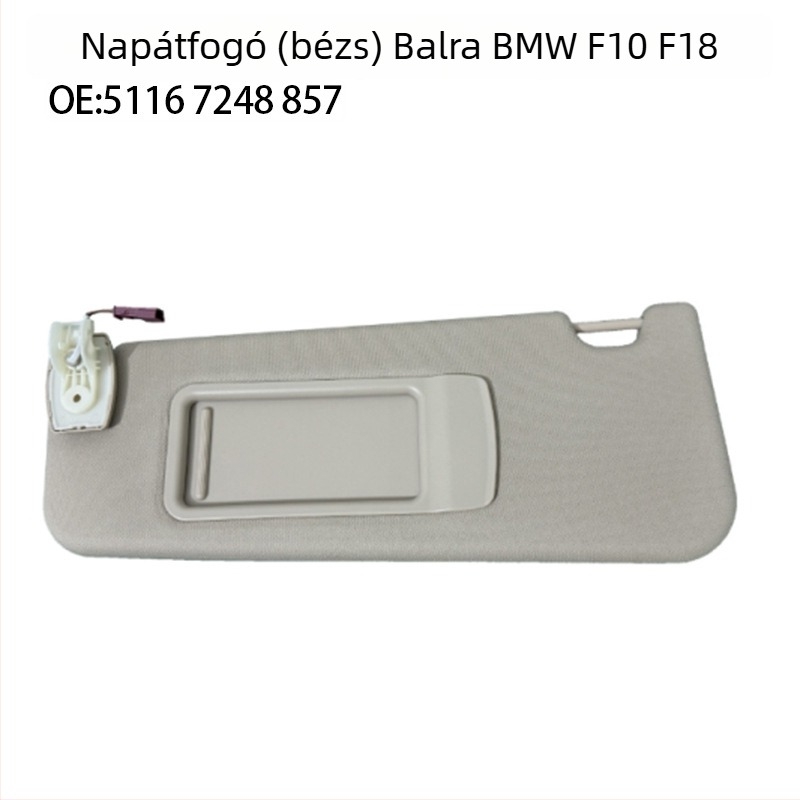 BMW 5-ös sorozat ABS napellenző csere F10/F18, alkatrész számok 5116 7248 856 855