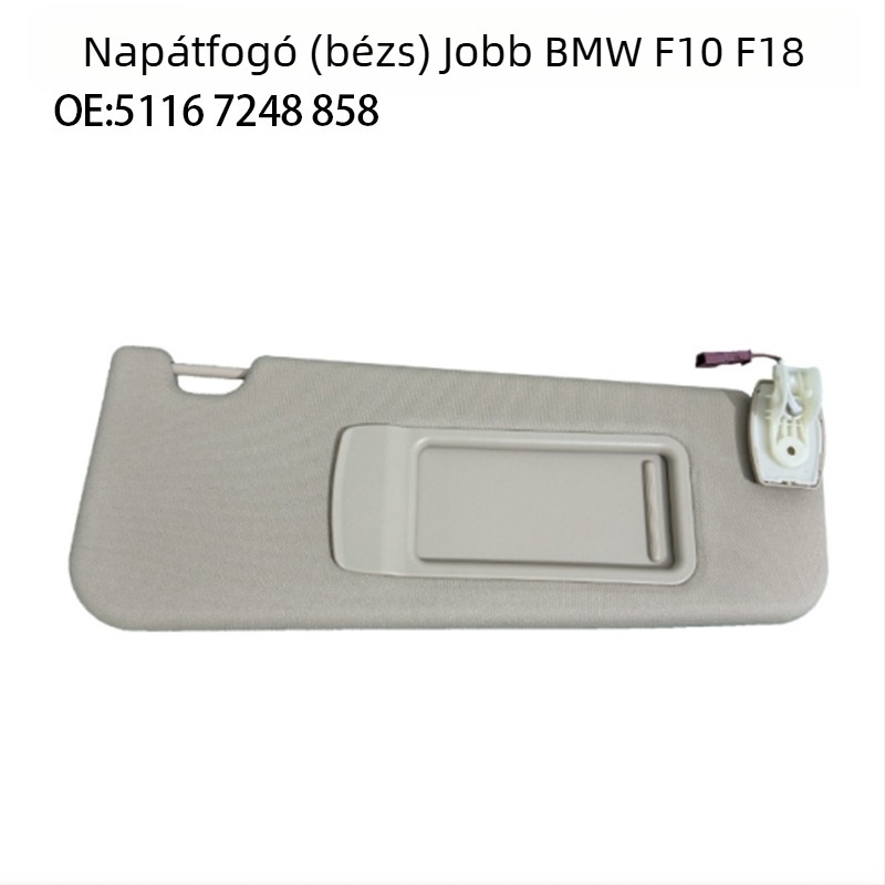 BMW 5-ös sorozat ABS napellenző csere F10/F18, alkatrész számok 5116 7248 856 855