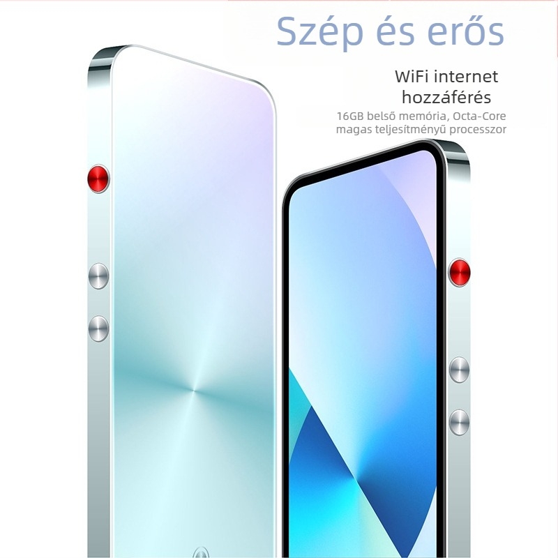 M100Pro hordozható médiás lejátszó Bluetooth, USB 3.0, SD-kártya bővítés, HD érintőképernyő 480x1120, 2050 mAh-s akkumulátor, kb. 6 óra lejátszás