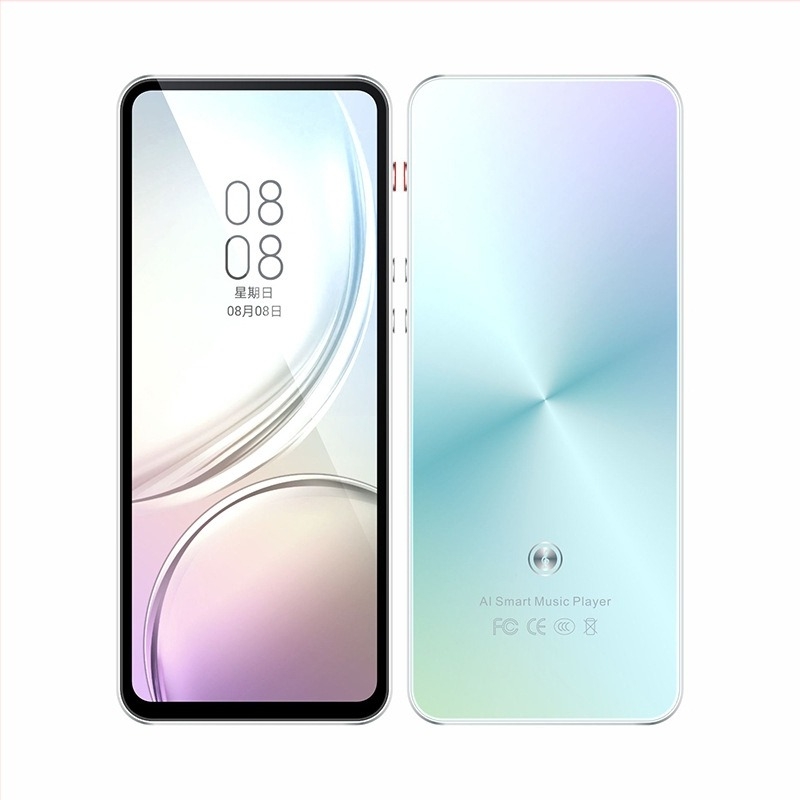 M100Pro hordozható médiás lejátszó Bluetooth, USB 3.0, SD-kártya bővítés, HD érintőképernyő 480x1120, 2050 mAh-s akkumulátor, kb. 6 óra lejátszás