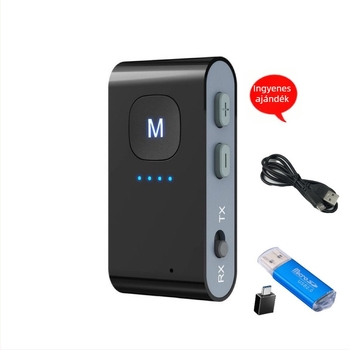 Bluetooth MP3 lejátszó TF-kártya-támogatással és vezeték nélküli fejhallgató-kapcsolattal; élettartamú 8-12 óra; hordozható.