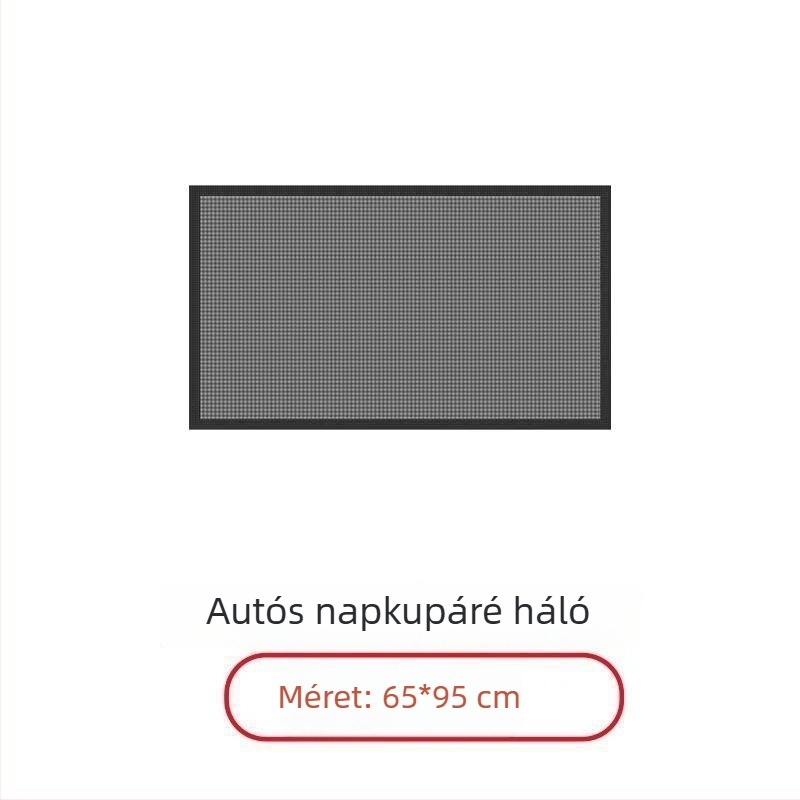 Autó napfénytető háló, poliészter, univerzális, átlátszó, akasztóval