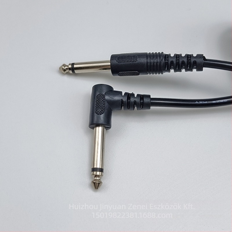 Zenei hangszerhez használható audió kábel, 3 m / 5 m hosszúságú, kompatibil gitárhoz, basszushoz, billentyűzethez, dobhoz, erhu-hoz