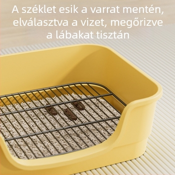Önjáró automata kutyatoalett ürítő tálcával