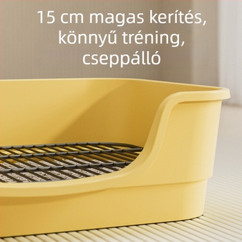Önjáró automata kutyatoalett ürítő tálcával