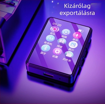 Hordozható MP3/MP4 lejátszó érintőképernyő és Bluetooth – TF kártya támogatás, AVI videó támogatás, akár 8 óra lejátszás