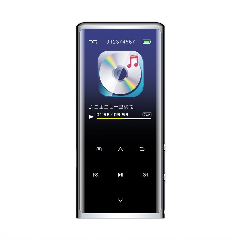 M27 Bluetoothos MP3 lejátszó, 1,8 hüvelykes színes érintőképernyővel, WAV zene, AVI/AMV videó, 8 óra lejátszás