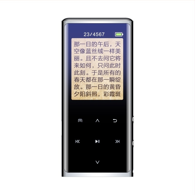 M27 Bluetoothos MP3 lejátszó, 1,8 hüvelykes színes érintőképernyővel, WAV zene, AVI/AMV videó, 8 óra lejátszás
