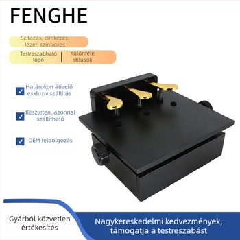 TB290 zongora segédpedál — fém+fa+ABS, állítható felemelés, billentyűs hangszer kiegészítő, FENGHE márka